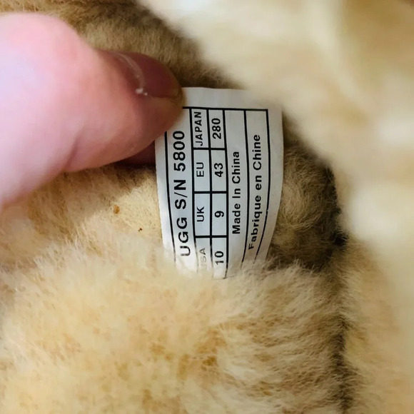 UGG Classic Men’s Short Boot Suede Upper 5800 Chestnut 100% Authentic Sz 10 US - Picture 13 of 15